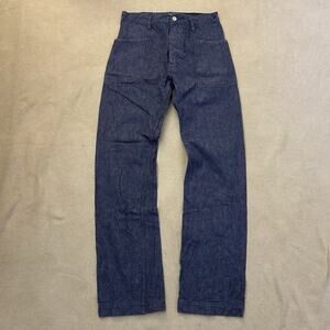 Mister Freedom Topsiders Back Belted Selvedge 9.4oz WW2 Dungarees Jeans 32x33